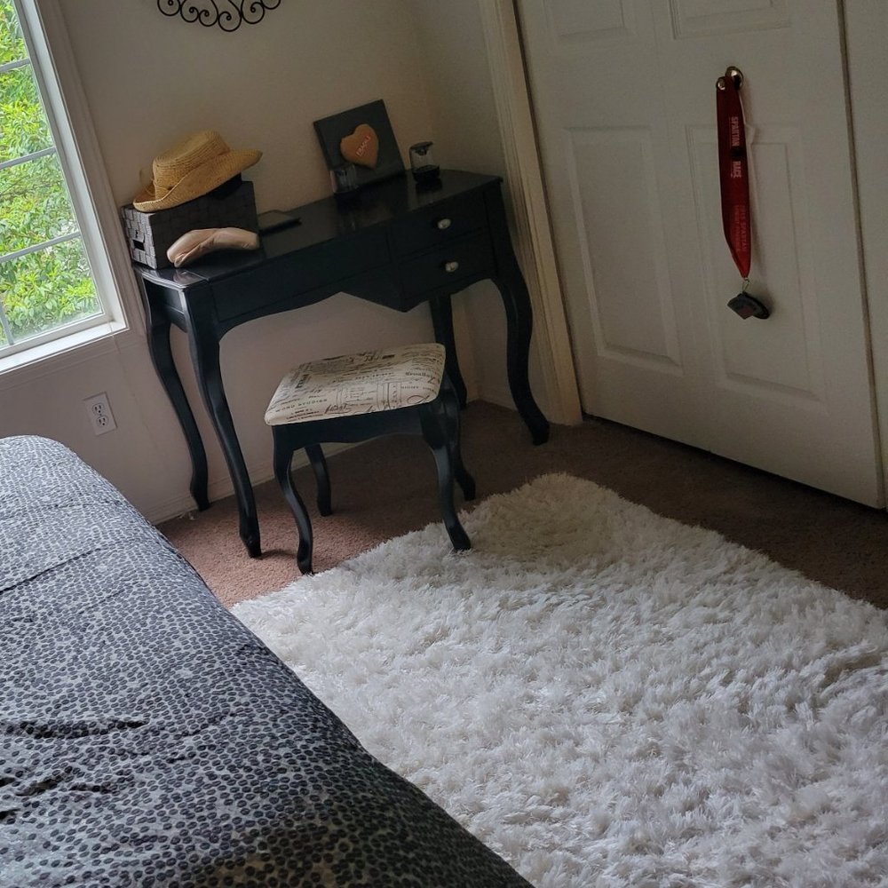 Comforter, shams, and rug - Picture 2 of 6
